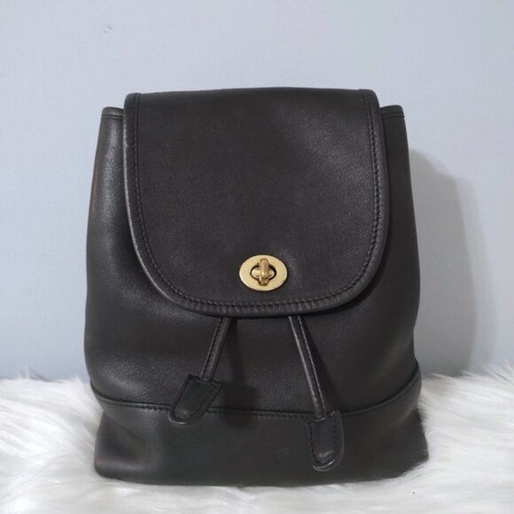 Coach Y2K leather daypack small backpack #F09960 EUC - Picture 8 of 9